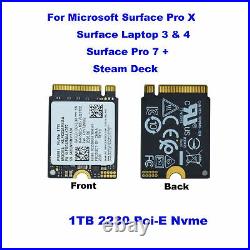 NEW SAMSUNG PM991 PCIe NVMe SSD 1TB 1024GB M. 2 2230 For Microsoft Surface Pro X