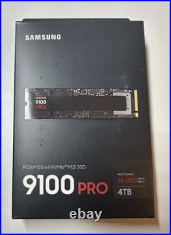 NEW SAMSUNG SSD 9100 PRO 4TB PCIe 5.0x4 M. 2 2280 MZ VAP4T0B