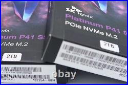 NEW SK hynix Platinum P41 2TB PCIe NVMe Gen4 M. 2 2280 Internal SSD Up to 7000MB