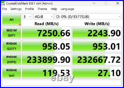 NEW SMART e1. S NVMe SSD 3.84TB Enterprise PCIe Gen 4x4 (3.84 TB) 7.25GB/s