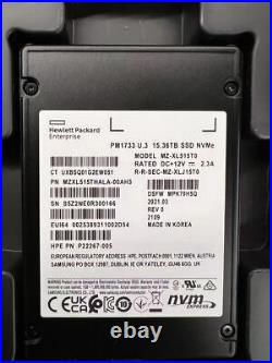 NEW Samsung PM1733 15.36TB SSD U. 3 HPE 2.5 NVMe PCIe MZXL515THALA-00AH3 SSD