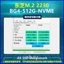 NEW Toshiba BG4 512GB M. 2 2230 PCIe NVMe SSD KBG40ZNS512G 500GB RARE
