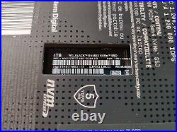 NEW WD BLACK 4TB SN850X NVMe Internal Gaming SSD WDS400T2X0E