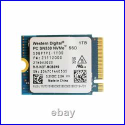 NEW WD PC SN530 M. 2 2230 SSD 1TB NVMe PCIe For Microsoft Surface 