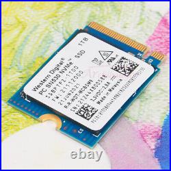 NEW WD PC SN530 M. 2 2230 SSD 1TB NVMe PCIe For Microsoft Surface Pro X Pro 7+