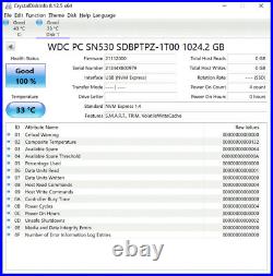 NEW WD PC SN530 M. 2 2230 SSD NVMe PCIe 1TB For Microsoft Surface Pro X Pro 7+ 8