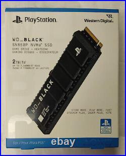 NEW Western Digital 2TB BLACK SN850 NVMe SSD for PS5 Consoles M. 2 2280 PCIe 4.0