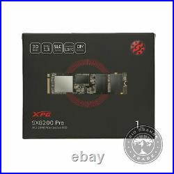 NEW XPG ASX8200PNP-1TT-C XPG SX8200 3D NAND NVMe Gen3x4 PCIe M. 2 2280 SSD 1TB