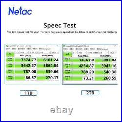 NVMe M2 2TB 1TB Internal Solid State Hard Drive M. 2 PCIe 4.0x4 2280 SSD Disk