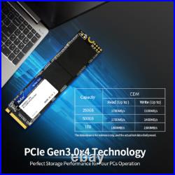 Netac 1TB Internal SSD Solid State Drive M. 2 2280 PCIe3.0 NVMe 2500MB/s