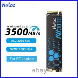 Netac 1TB M. 2 2280 Internal SSD PCIe Gen3.0x4 NVMe Solid State Drive PC Laptop