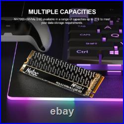 Netac 2TB Internal SSD PCle Gen 4x4 NVMe 7300MB/s