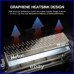 Netac 2TB Internal SSD PCle Gen 4x4 NVMe 7300MB/s