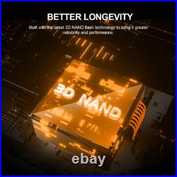 Netac 2TB Internal SSD PCle Gen 4x4 NVMe 7300MB/s