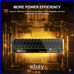 Netac 2TB Internal SSD PCle Gen 4x4 NVMe 7300MB/s