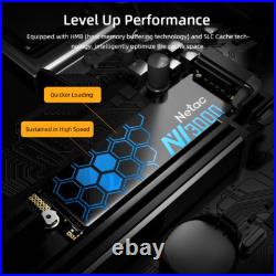 Netac Internal SSD 1TB Solid State Drive M. 2 2280 PCIe Gen 34 NVMe up 3100MB/s