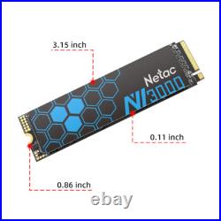 Netac M. 2 2280 1TB PCIe3.0 NVMe 1.4 3D NAND Internal Solid State Drive