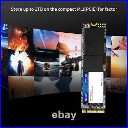Netac SSD 500GB/1TB PCIe NVMe Gen3x4 M. 2 Solid State Drive PC/Laptop lot