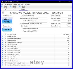New 15.36TB Samsung PM1733 U. 2 NVMe PCIe 4.0 SSD Drive MZ-WLJ15T0 16TB 2.5