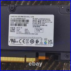 New Dell 0Y7D7D Samsung PM1735 1.6TB HHHL PCIE 4.0 NVME MZPLJ1T6HBJR-00AD3 SSD