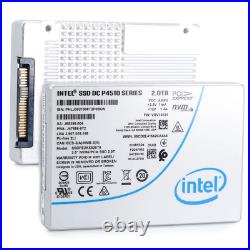 New Intel P4510 2TB PCIe Gen3 x4 NVMe U. 2 2.5 Enterprise SSD SSDPE2KX020T801