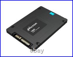 New Micron 7400 MAX 1.6TB SSD 2.5 U. 3 NVMe PCIe Gen4 x4 MTFDKCC1T6TFC-1AZ1ZABYY