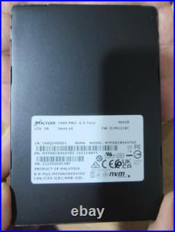 New Micron 7400 PRO 960GB U. 3 7mm SSD NVMe Gen4 x4 MTFDKCB960TDZ-1AZ1ZABYY