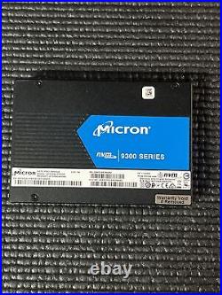 New Micron MTFDHAL3T8TDP-1AT1ZABYY 9300 PRO 3.84TB NVMe U. 2 Enterprise SSD 2.5