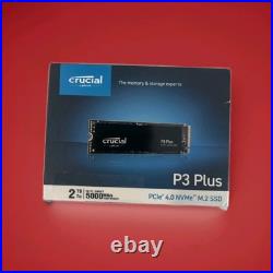 New P3 Plus 2TB PCIe Gen4 3D NAND NVMe M. 2 SSD up to 5000MB/s CT2000P3PSSD8 New P3 Plus 2TB PCIe Gen4 3D NAND NVMe M. 2 SSD up to 5000MB/s CT2000P3PSSD8
