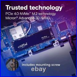 New P3 Plus 2TB PCIe Gen4 3D NAND NVMe M. 2 SSD up to 5000MB/s CT2000P3PSSD8 New P3 Plus 2TB PCIe Gen4 3D NAND NVMe M. 2 SSD up to 5000MB/s CT2000P3PSSD8