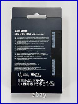 New SAMSUNG 9100 PRO 4TB M. 2 2280 PCIe 5.0x4 NVMe SSD withHeatsink MZ-VAP4T0CW New SAMSUNG 9100 PRO 4TB M. 2 2280 PCIe 5.0x4 NVMe SSD withHeatsink MZ-VAP4T0CW