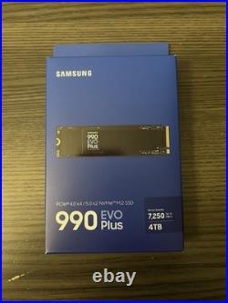 New Samsung 990 EVO Plus 4TB SSD M. 2 PCI Express NVMe MZ-V9S4T0B/AM