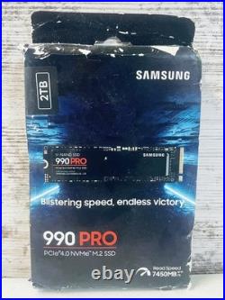New Sealed Samsung 990 PRO 2TB Internal SSD PCle Gen 4x4 NVMe MZ-V9P2T0B/AM New Sealed Samsung 990 PRO 2TB Internal SSD PCle Gen 4x4 NVMe MZ-V9P2T0B/AM
