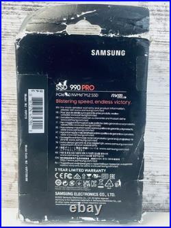 New Sealed Samsung 990 PRO 2TB Internal SSD PCle Gen 4x4 NVMe MZ-V9P2T0B/AM New Sealed Samsung 990 PRO 2TB Internal SSD PCle Gen 4x4 NVMe MZ-V9P2T0B/AM