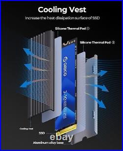 ORICO 2TB M. 2 2280 NVMe SSD Heatsink 3D Internal Solid State Drive 3500MB/s US