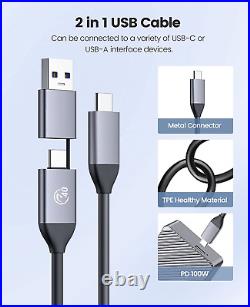 ORICO 40Gbps M. 2 Nvme SSD Enclosure USB4 Pcie3.0X4 USB-C Aluminum Adapter