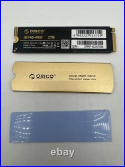 ORICO IG740PRO 2TB NVMe SSD PCIe 4.0 M. 2 7450MB/s Read, TLC NAND, Grade A+ ORICO IG740PRO 2TB NVMe SSD PCIe 4.0 M. 2 7450MB/s Read, TLC NAND, Grade A+