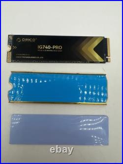 ORICO IG740PRO 2TB NVMe SSD PCIe 4.0 M. 2 7450MB/s Read, TLC NAND, Grade A+ ORICO IG740PRO 2TB NVMe SSD PCIe 4.0 M. 2 7450MB/s Read, TLC NAND, Grade A+