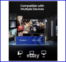 ORICO NVMe SSD 1TB M. 2 with Heatsink, Up to 3100MB/s PCIe Gen3x4 2280 Internal S