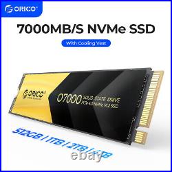 ORICO O7000 PCIe 4.0 M. 2 NVMe SSD & Cooling Vest Design ideal Content Creator US