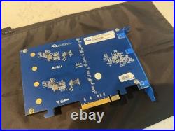 OWC Accelsior 4M2 PCIe M. 2 NVMe SSD Adapter PCI Card-No SoftRAID or SSD installe