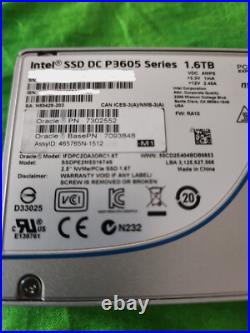 Oracle Intel DC P3605 1.6TB NVMe 2.5' 7302552 7093848 SSDPE2ME016T4S
