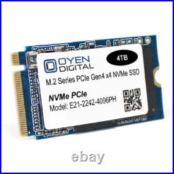 Oyen Digital 4TB M. 2 2242 NVMe PCIe 3D TLC SSD Oyen Digital 4TB M. 2 2242 NVMe PCIe 3D TLC SSD