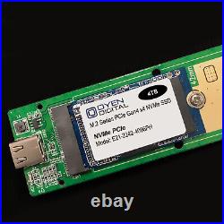 Oyen Digital 4TB M. 2 2242 NVMe PCIe 3D TLC SSD Oyen Digital 4TB M. 2 2242 NVMe PCIe 3D TLC SSD