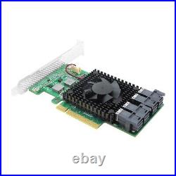 PCI Express 3.0 x8 to 4 x U. 2 (SFF-8643) NVMe SSD Adapter Card