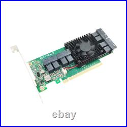 PCI Express x16 to 8 U. 2 SFF-8643 NVMe SSD Adapter Card 8749-8i