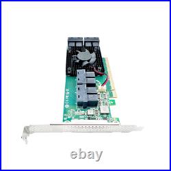 PCI Express x16 to 8 U. 2 SFF-8643 NVMe SSD Adapter Card 8749-8i