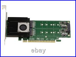 PCIe 3.0 16x Card for 4 M. 2 NVMe M Key (M2 NGFF) SSDs. ASM2824 CHIPSET PCIe 3.0 16x Card for 4 M. 2 NVMe M Key (M2 NGFF) SSDs. ASM2824 CHIPSET