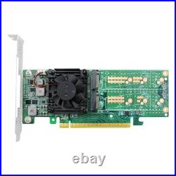 PCIe 3.0 X16 to Quad M. 2 NVMe SSD Swtich Adapter Card for Servers- 4NVMe SSD fo