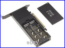 PCIe 3.0 x16 Card for 4 SSD M. 2 NVMe CHIPSET PLX PEX8747 Aluminum Formwork